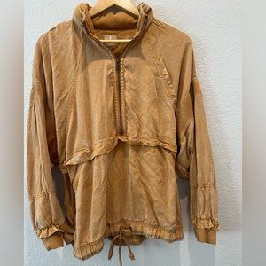 Free People Movement, XS, Safari Side Pullover, Orange
